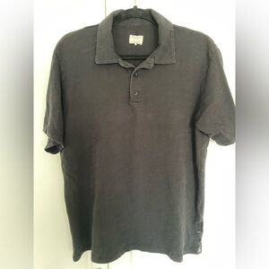 rag & bone Black/Charcoal Polo Shirt